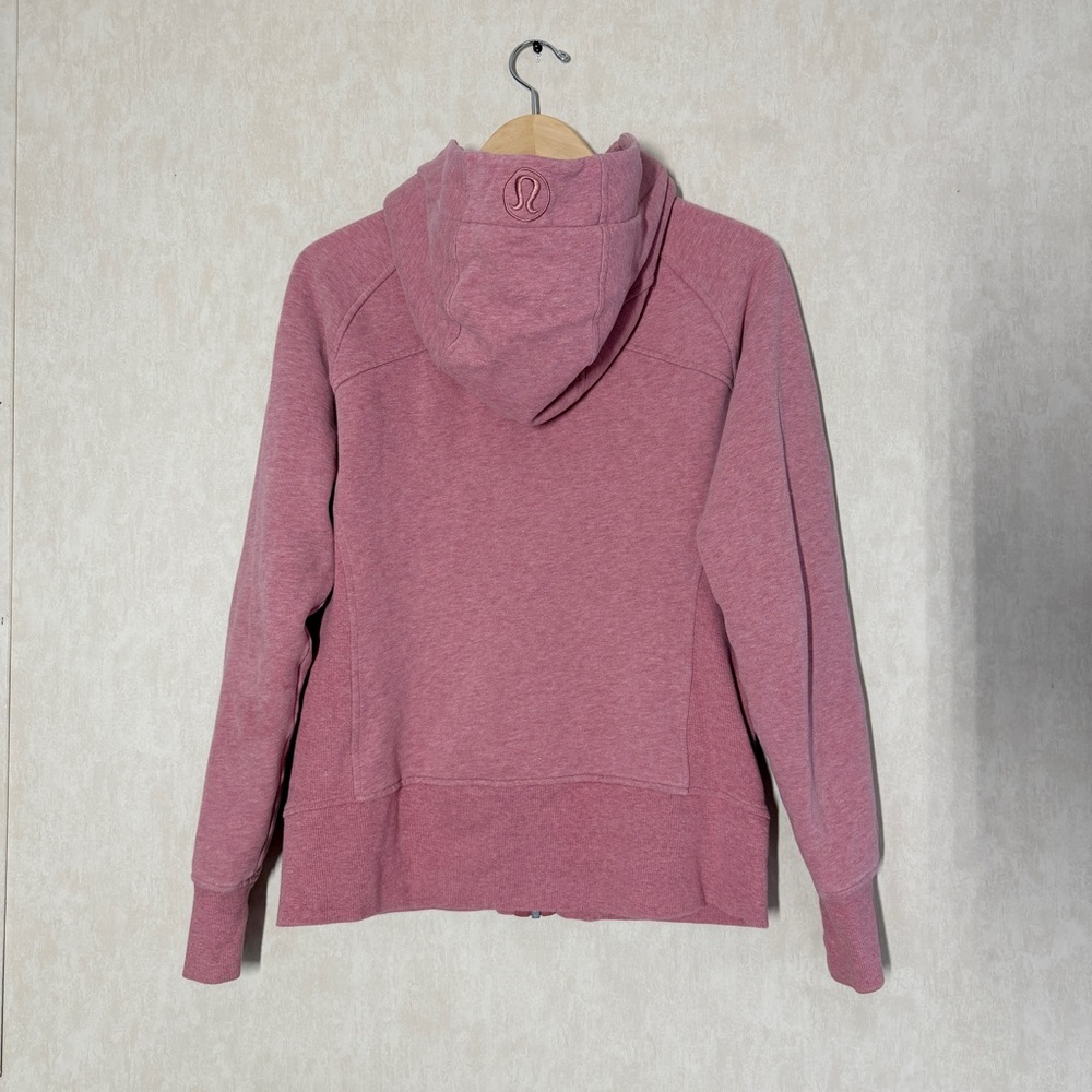 Lululemon Women’s Scuba Full-Zip Hoodie Sweatshirt in Heathered Velvet Dust 12 - Picture 4 of 11